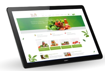 Сайт для плодово-овочевого комбінату Bon Kherson. Комплексний проєкт.